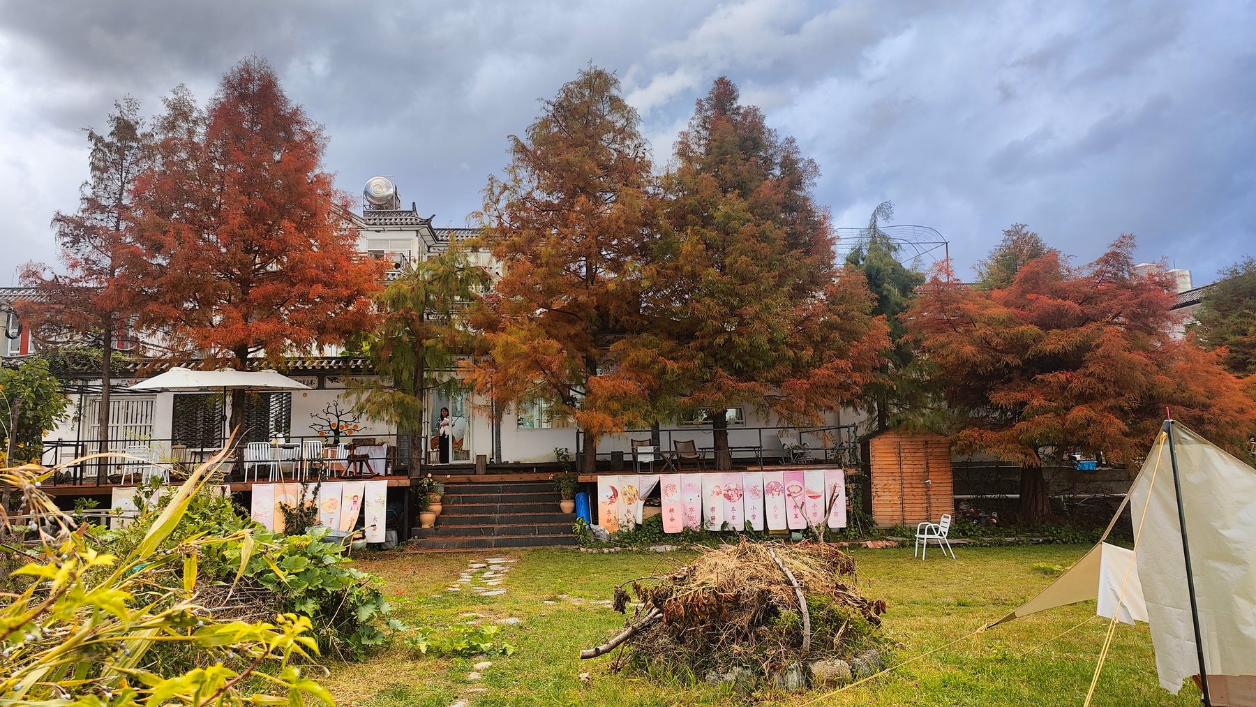 有田野大草坪和开阔视野的乡村民宿 | 面包树花园